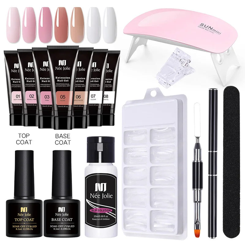 All-in-One Poly UV Gel Nail Kit – Salon Quality at Home